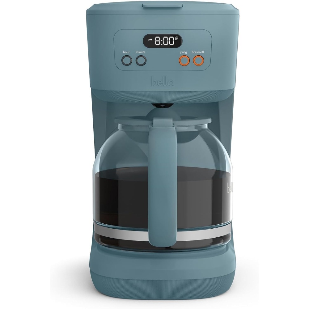 image:imagebella 12 Cup Programmable Coffee Maker Reusable Dishwasher Safe Accessories Easy LCD display Auto Shutoff 900 watt BlossomSurf