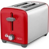 Stainless Steel and Red