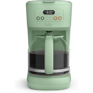 bella 12 Cup Programmable Coffee Maker, Reusable Dishwasher Safe Accessories, Easy LCD display, Auto Shutoff, 900 watt, Blossom(Seaglass)