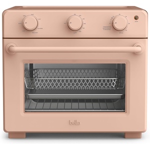 bella Air Fry Toaster Oven, 7 Preset Cooking Options, Dishwasher-Safe EverGood Coated Trays Included, 60-Minute Auto Shutoff w Audible Timer, Power Indicator Light, 1700 Watt, Oatmilk(Blossom)