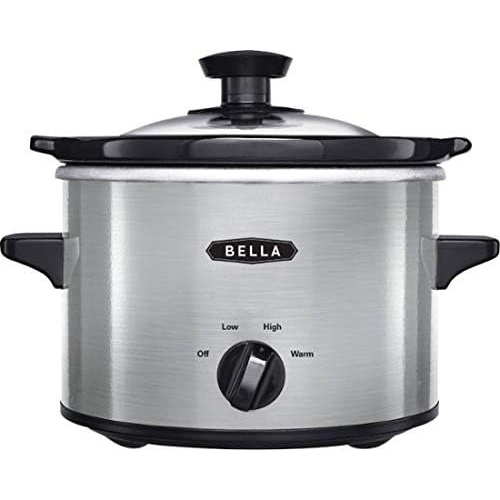 image:imageBELLA 15 Qt Quart Slow Cooker Crock Model WJ1500 Stainless Steel